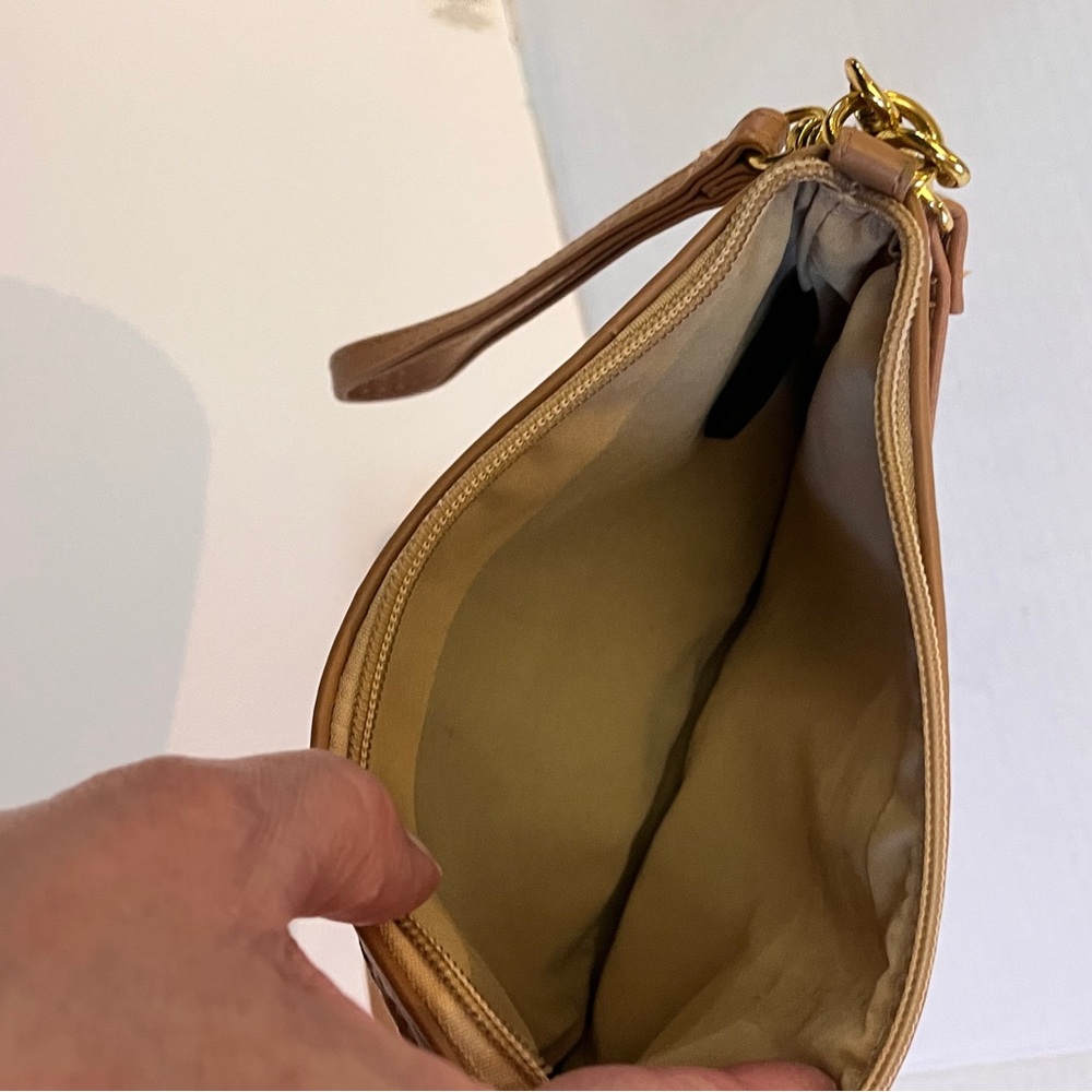 Stylish Natural and Pink Crossbody Bag - Picture 7 of 9